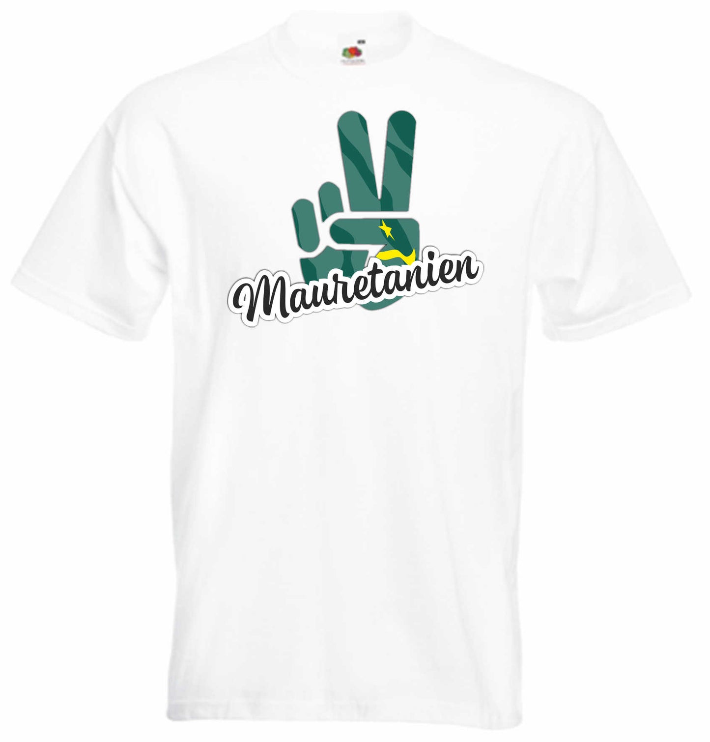 T-Shirt Herren - Victory - Flagge / Fahne - Mauretanien - Sieg