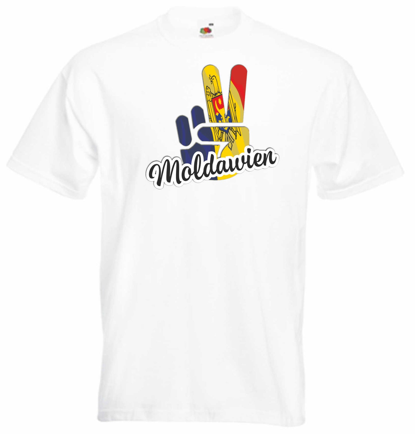 T-Shirt Herren - Victory - Flagge / Fahne - Moldawien - Sieg