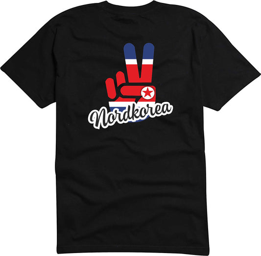 T-Shirt Herren - Victory - Flagge / Fahne - Nordkorea - Sieg