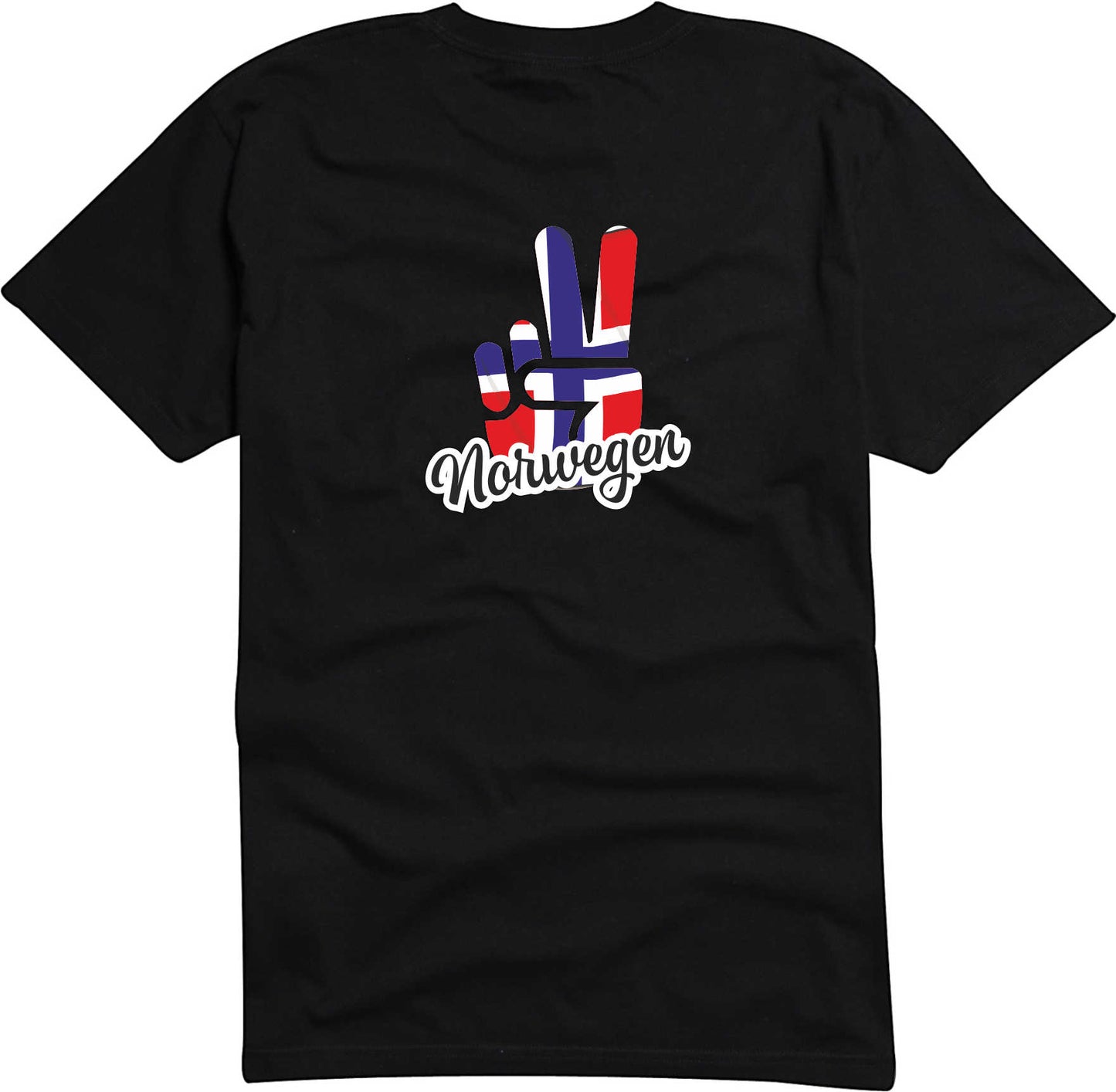 T-Shirt Herren - Victory - Flagge / Fahne - Norwegen  - Sieg
