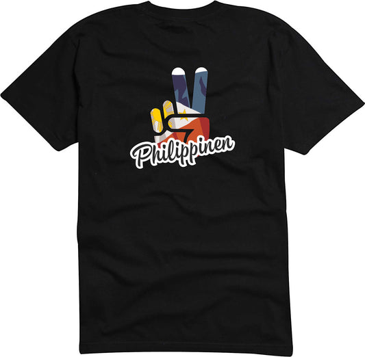T-Shirt Herren - Victory - Flagge / Fahne - Philippinen - Sieg