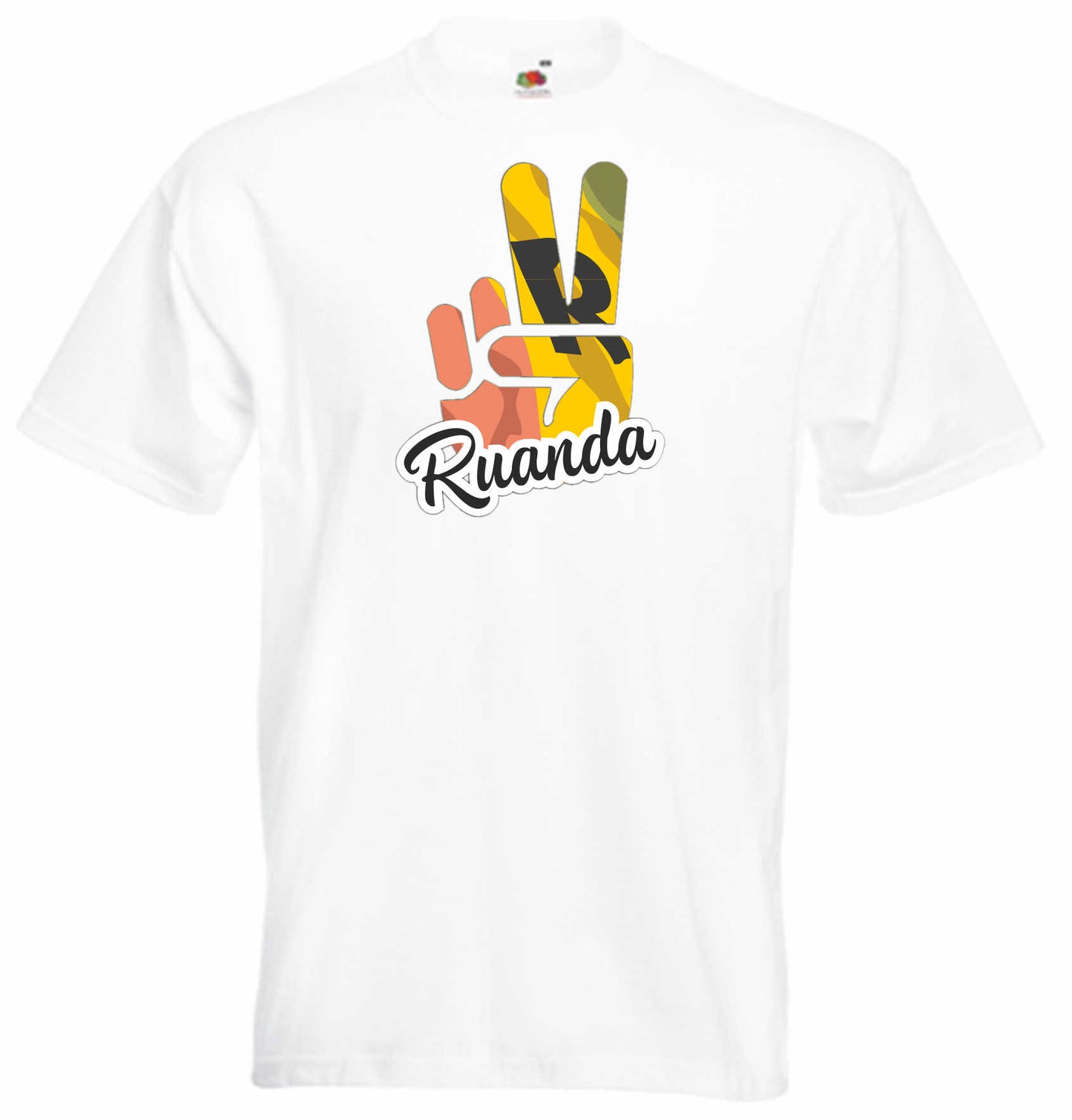 T-Shirt Herren - Victory - Flagge / Fahne - Ruanda - Sieg