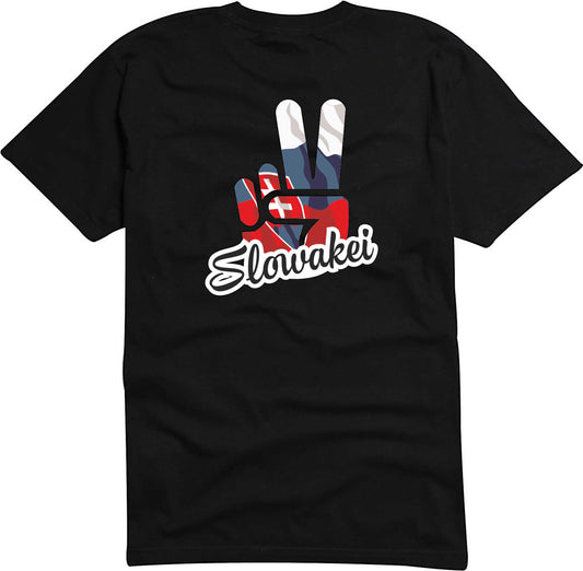T-Shirt Herren - Victory - Flagge / Fahne - Slowakei - Sieg