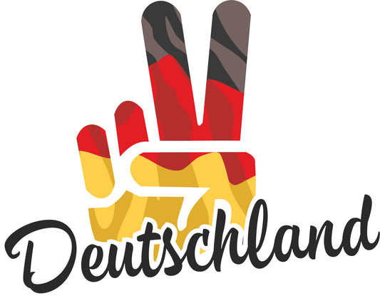 Aufkleber - Autoaufkleber - Deutschland - Victory - Sieg - Heckscheibe