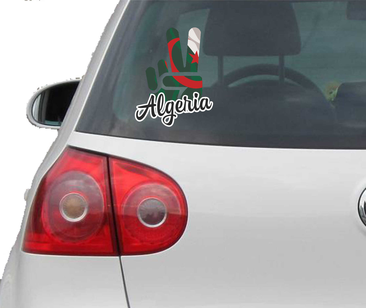 Aufkleber - Autoaufkleber - Algeria - Victory - Sieg - Heckscheibe