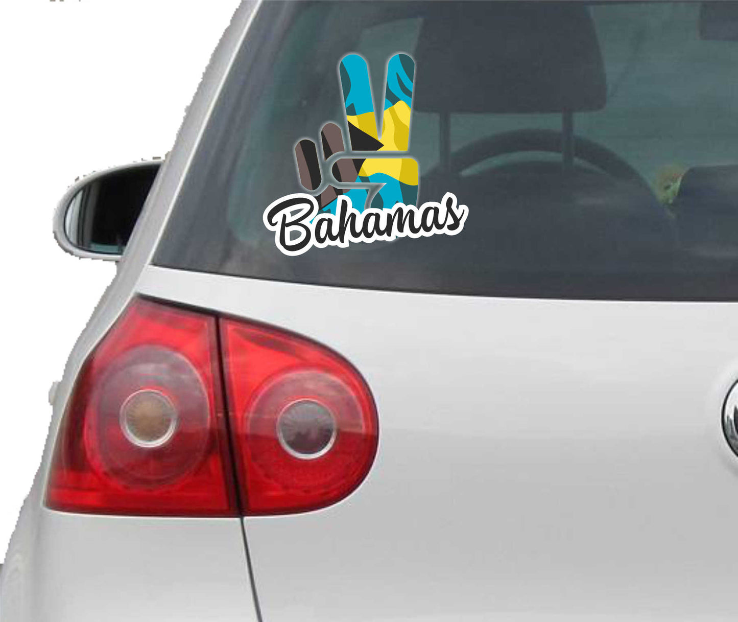 Aufkleber - Autoaufkleber - Bahamas - Victory - Sieg - Heckscheibe