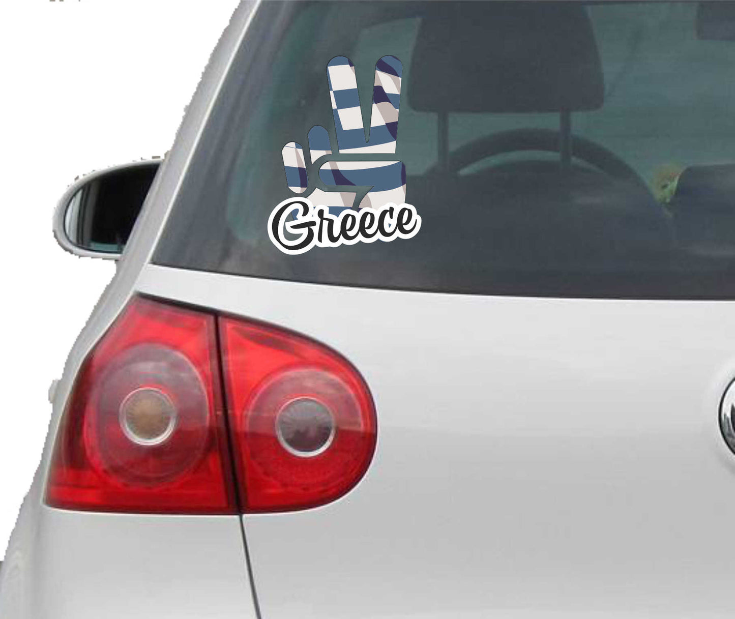 Aufkleber - Autoaufkleber - Greece - Victory - Sieg - Heckscheibe