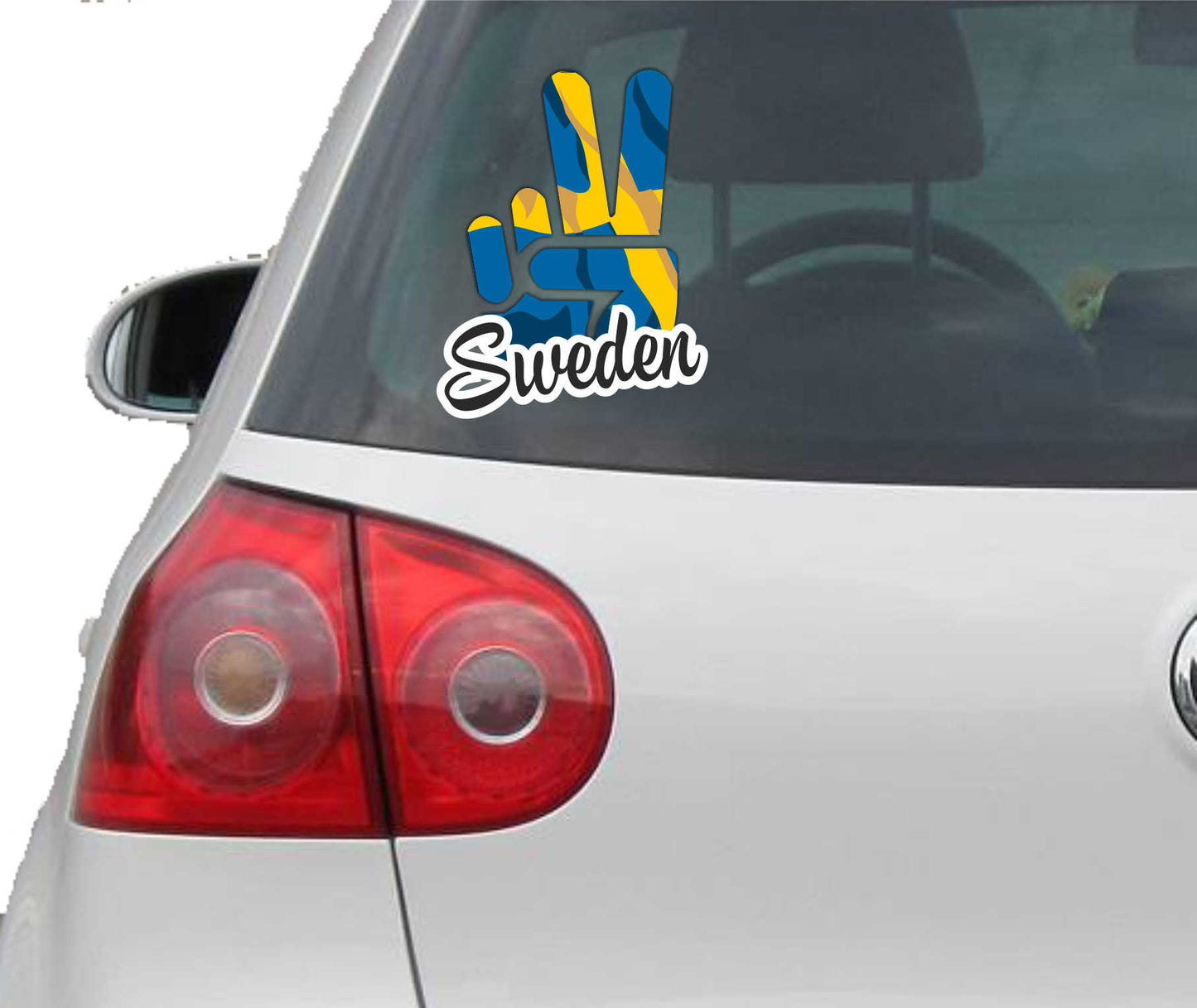 Aufkleber - Autoaufkleber - Sweden - Victory - Sieg - Heckscheibe