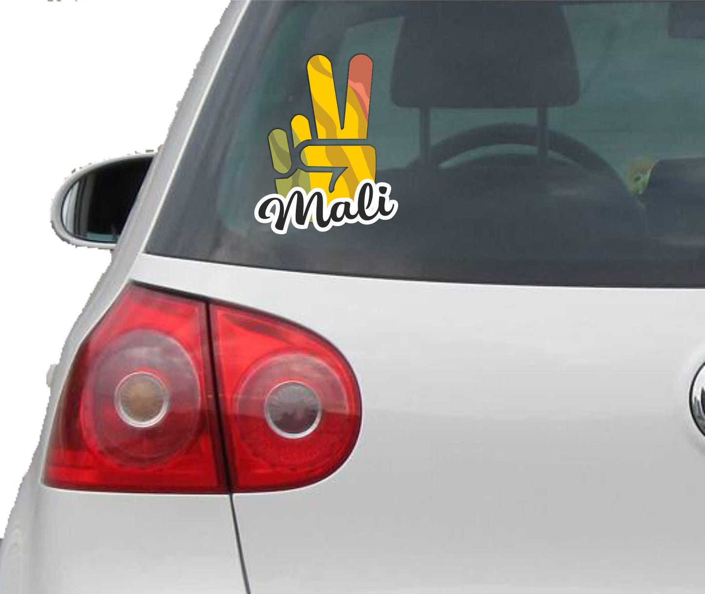 Aufkleber - Autoaufkleber - Mali - Victory - Sieg - Heckscheibe