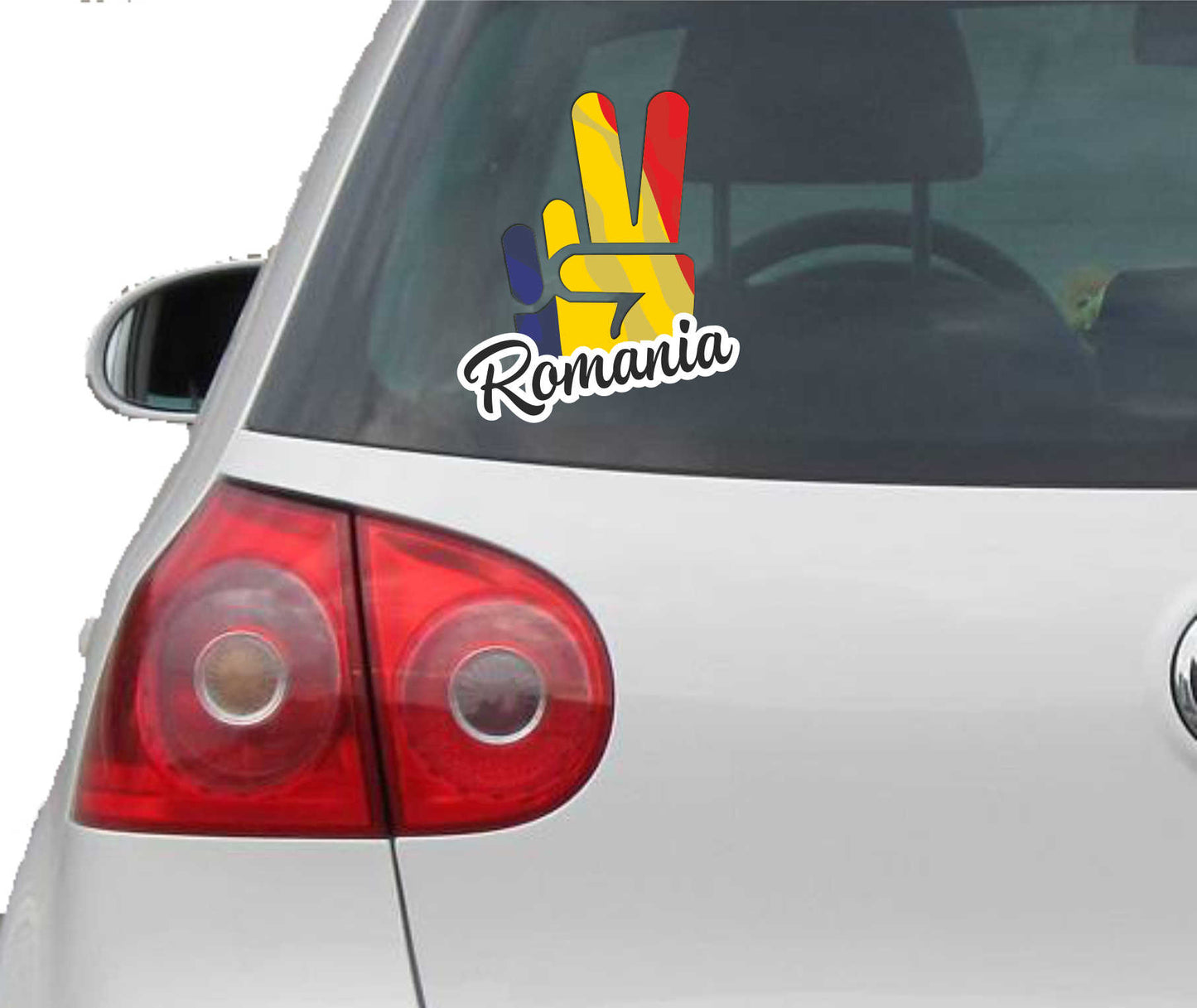 Aufkleber - Autoaufkleber - Romania - Victory - Sieg - Heckscheibe