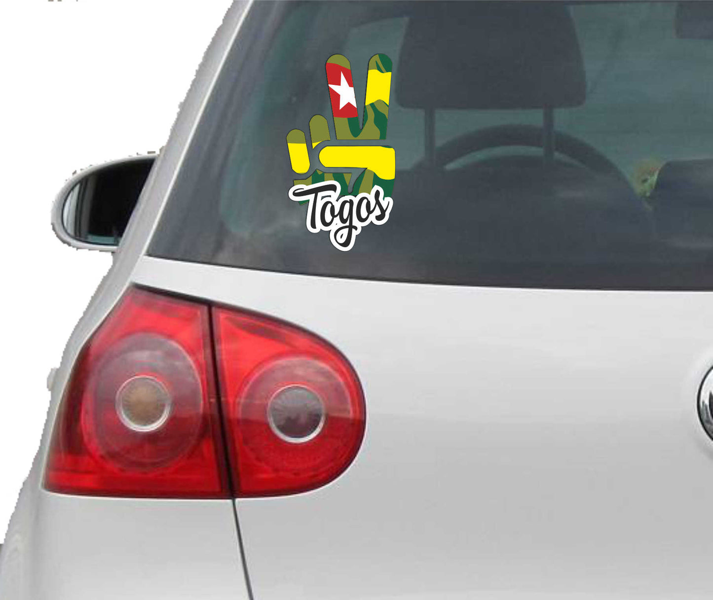 Aufkleber - Autoaufkleber - Togos - Victory - Sieg - Heckscheibe