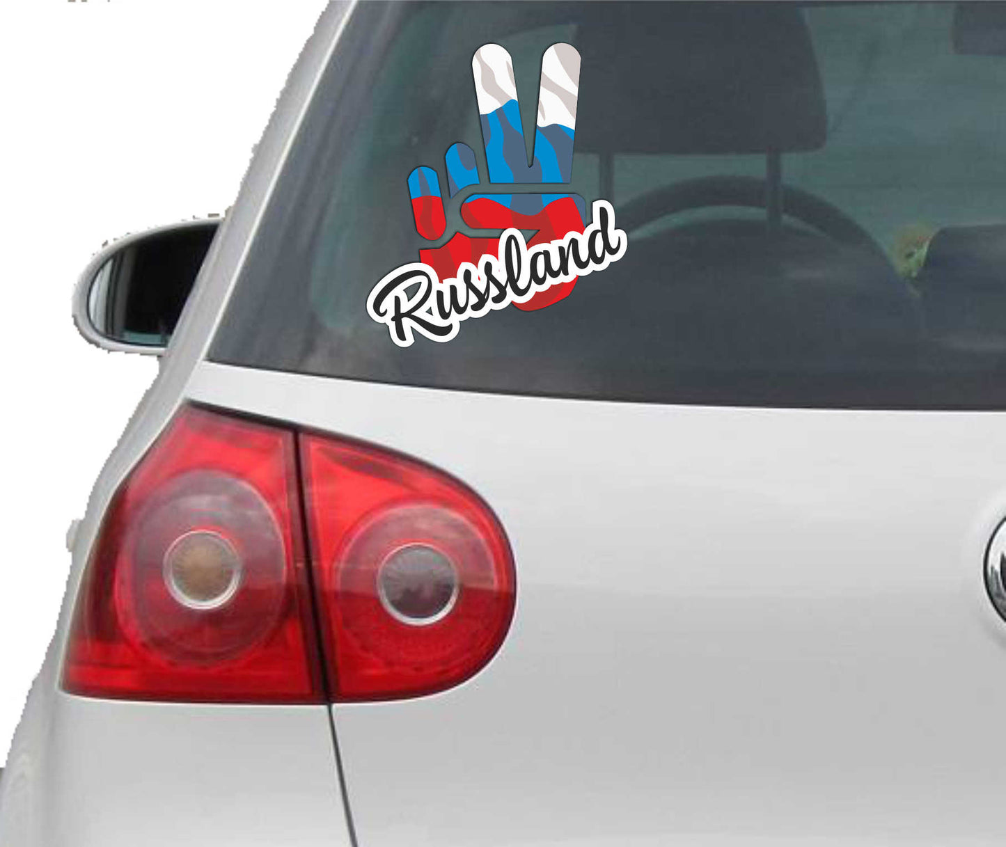 Aufkleber - Autoaufkleber - Russland - Victory - Sieg - Heckscheibe