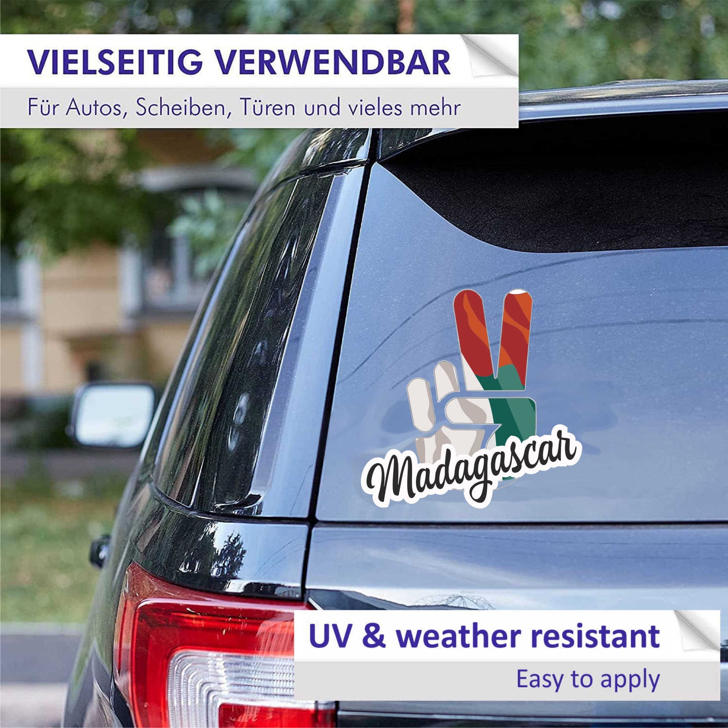 Aufkleber - Autoaufkleber - Togos - Victory - Sieg - Heckscheibe