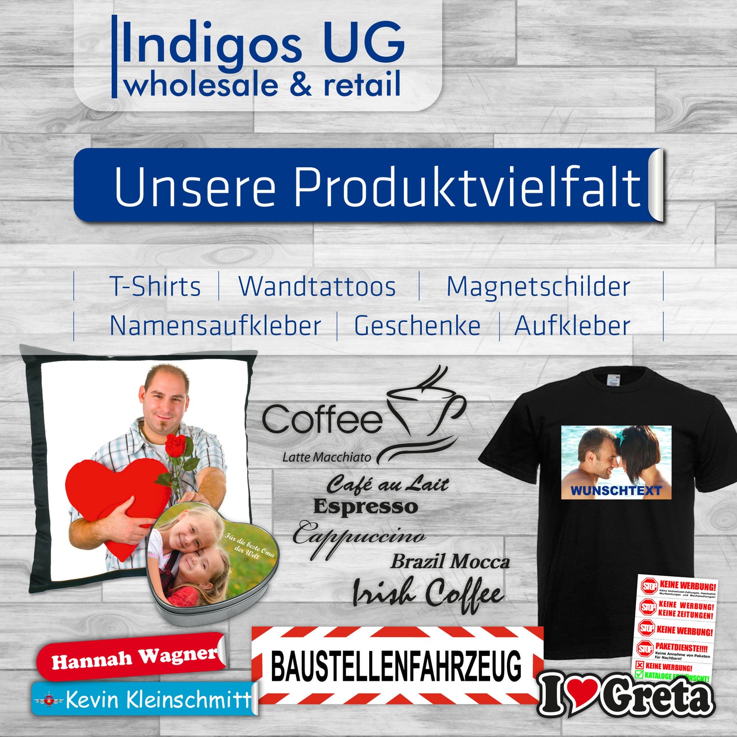INDIGOS UG - T-Shirt Herren - Schweiz - Hand - Fussball
