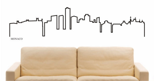 WANDTATTOO e578 Skyline Stadt - Monaco Design 4