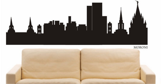 WANDTATTOO e580 Skyline Stadt - Moroni (Komoren)Design 1
