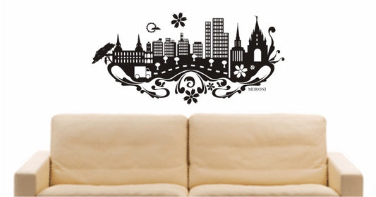 WANDTATTOO e580 Skyline Stadt - Moroni (Komoren)Design 3