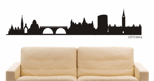 WANDTATTOO e590 Skyline Stadt - Ottawa (kanada) Design 1