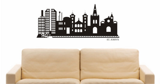 WANDTATTOO e625 Skyline Stadt - St. John’s (Neufundland) Design 2