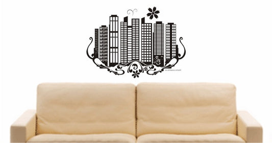 WANDTATTOO e661 Skyline Stadt - Guatemala (Guatemala-Stadt) Design 3