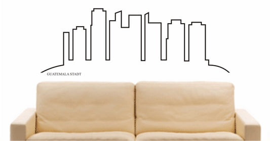 WANDTATTOO e661 Skyline Stadt - Guatemala (Guatemala-Stadt) Design 4