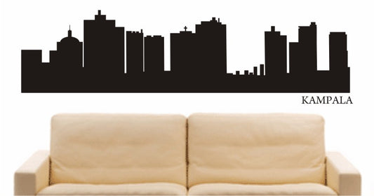 WANDTATTOO e667 Skyline Stadt - Kampala (Kampala) Design 1