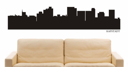 WANDTATTOO e668 Skyline Stadt - kapstadt (Südafrika) Design 1