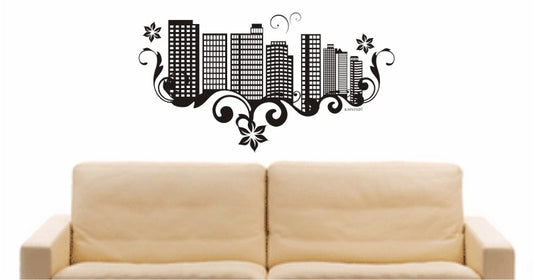WANDTATTOO e668 Skyline Stadt - kapstadt (Südafrika) Design 3