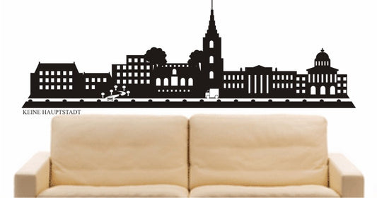 WANDTATTOO e669 Skyline Stadt - keine hauptstadt Design 2