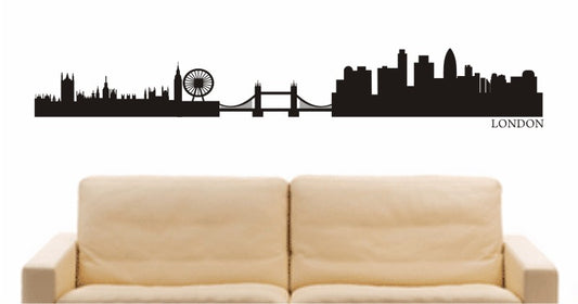 WANDTATTOO e676 Skyline Stadt - London ( England) Design 1