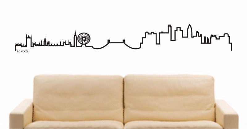WANDTATTOO e676 Skyline Stadt - London ( England) Design 4
