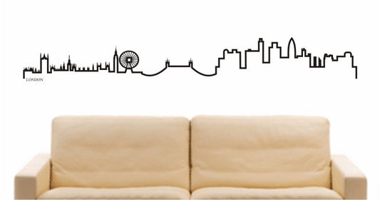 WANDTATTOO e676 Skyline Stadt - London ( England) Design 4