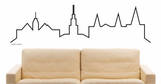 WANDTATTOO e684 Skyline Stadt - Nuku?alofa (Tonga) Design 4