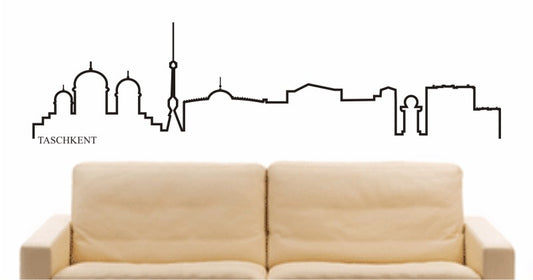 WANDTATTOO e693 Skyline Stadt - Taschkent (Usbekistan) Design 4