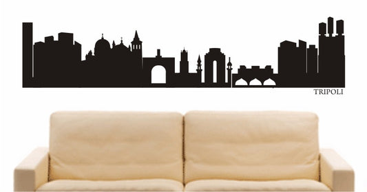 WANDTATTOO e696 Skyline Stadt - Tripolis Design 1