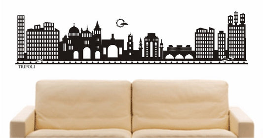 WANDTATTOO e696 Skyline Stadt - Tripolis Design 2