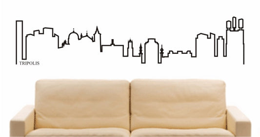 WANDTATTOO e696 Skyline Stadt - Tripolis Design 4
