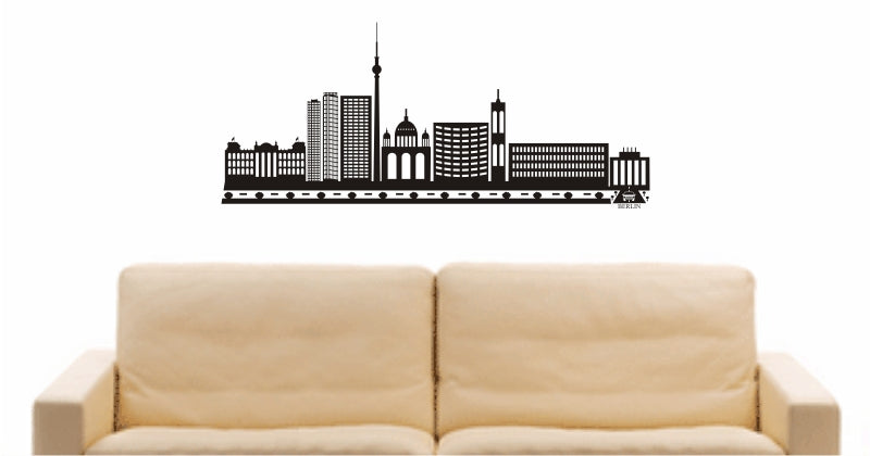 WANDTATTOO e727 Skyline Stadt - berlin (Deutschland) Design 2