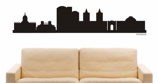 WANDTATTOO e863 Skyline Stadt - Potsdam (Deutschland) Design 1
