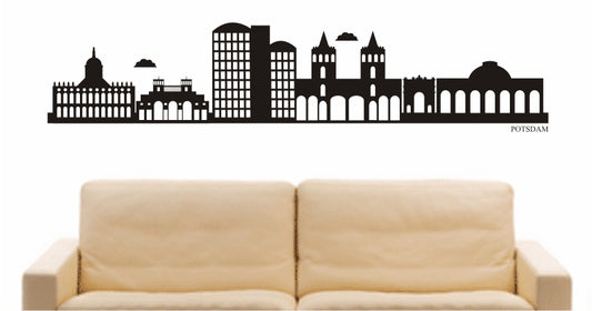 WANDTATTOO e863 Skyline Stadt - Potsdam (Deutschland) Design 2