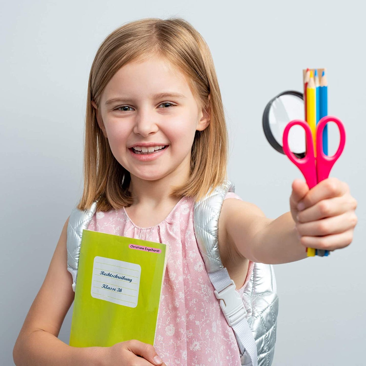 10-420 Aufkleber - Namensaufkleber - selbstklebend - 51 x 7 mm für Kinder, Schule, KITA - 0014