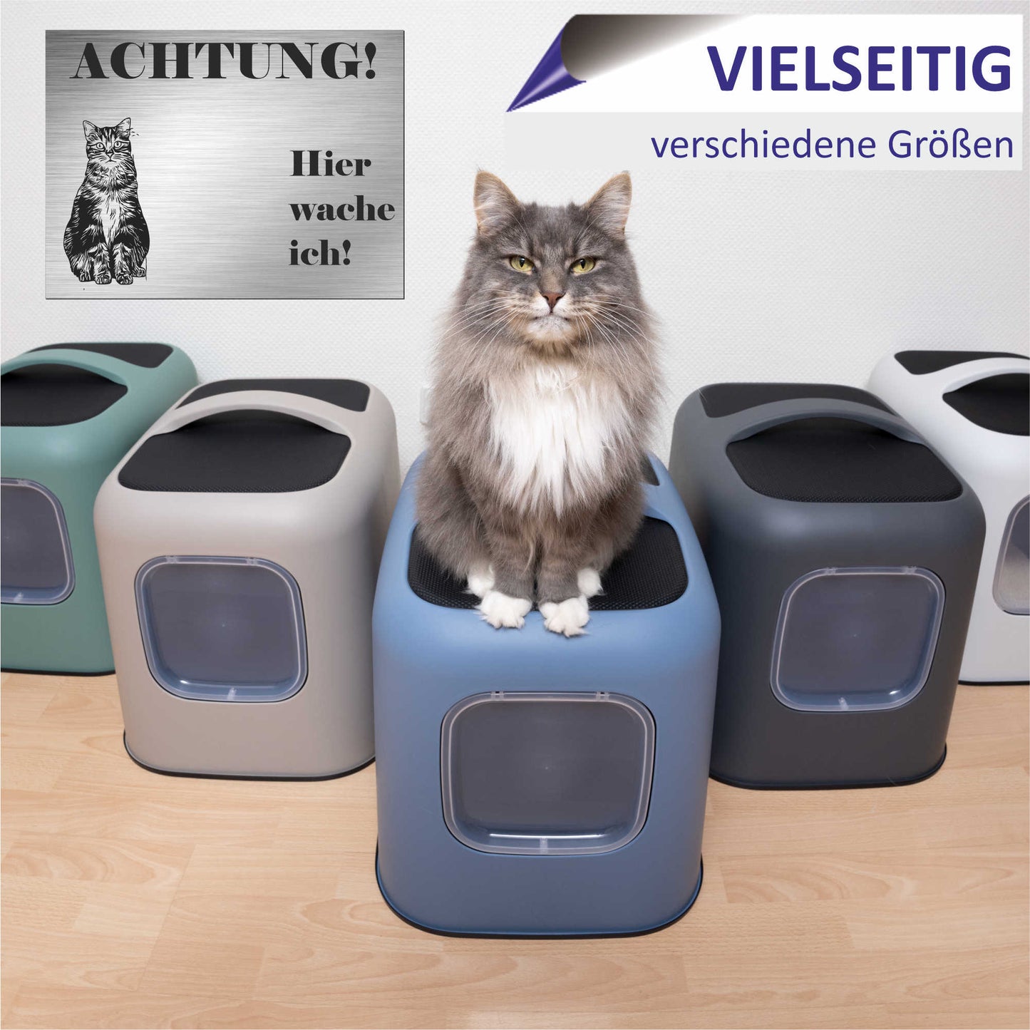 Kinkalow-Katze - Schild bedruckt - Spruch - Deko Geschenkidee