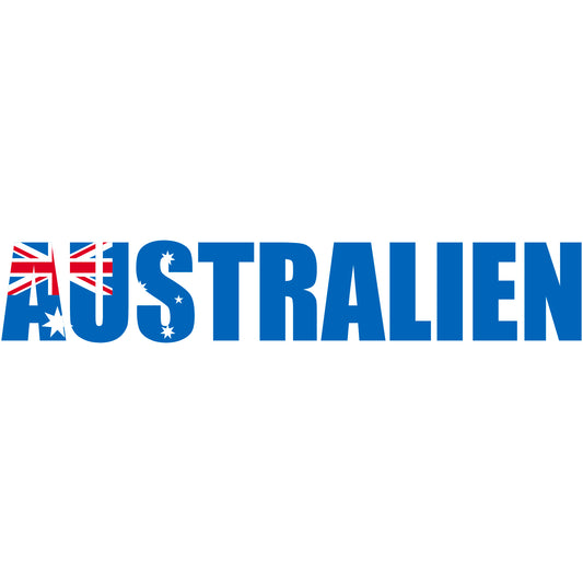 Aufkleber - Autoaufkleber - Australien - Schriftzug - Heckscheibenaufkleber