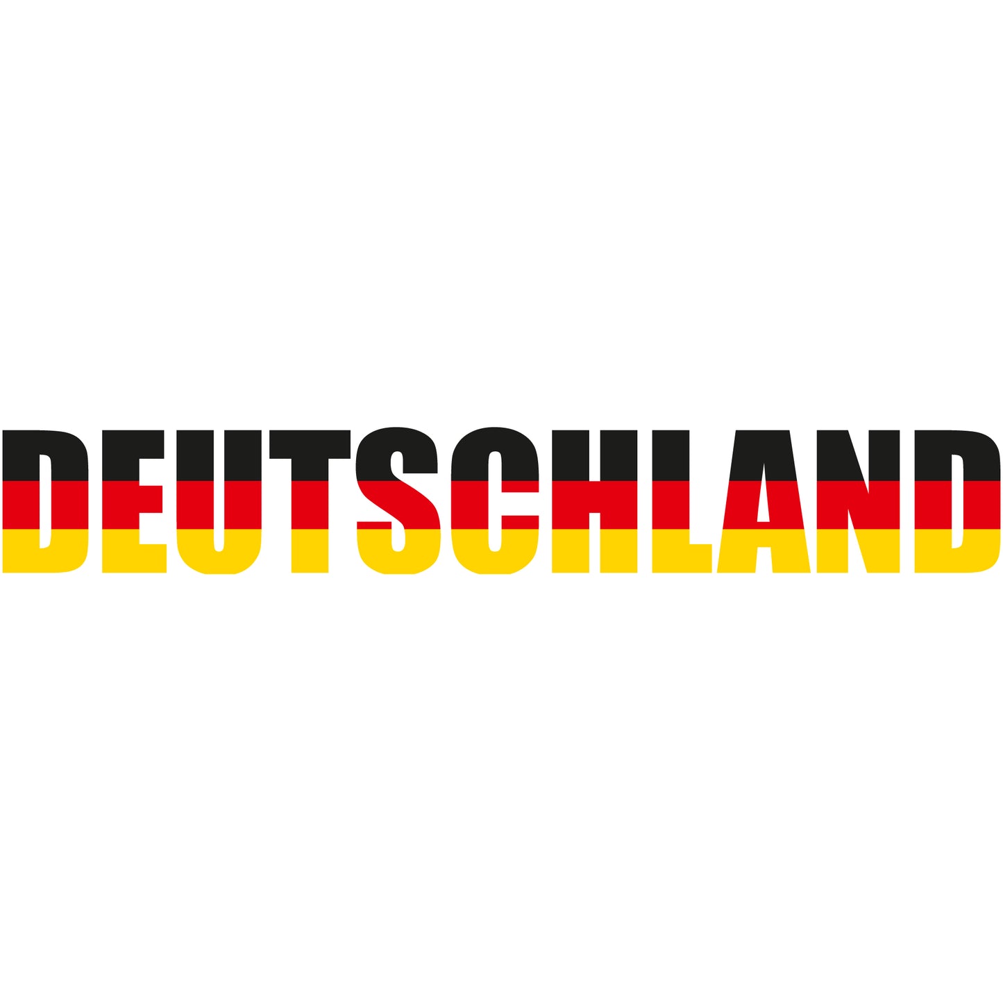 Aufkleber - Autoaufkleber - Deutschland - Schriftzug - Heckscheibenaufkleber