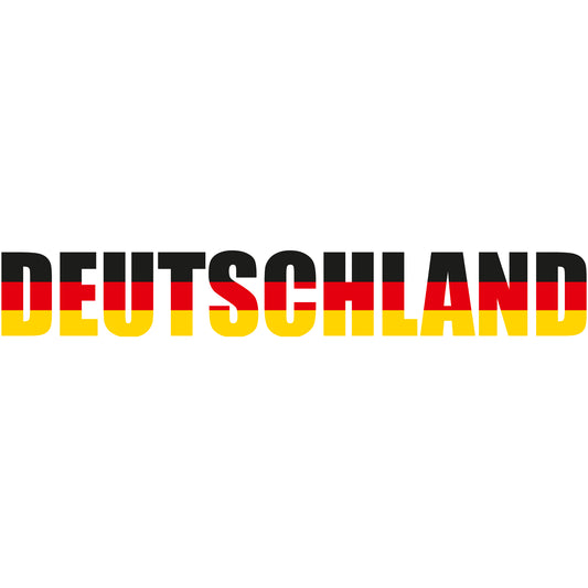 Aufkleber - Autoaufkleber - Deutschland - Schriftzug - Heckscheibenaufkleber