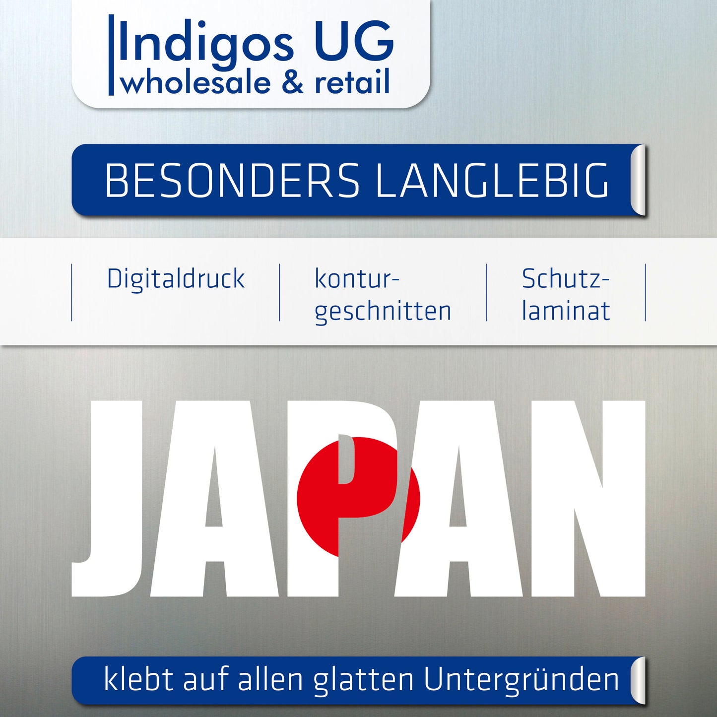 Aufkleber - Autoaufkleber - Japan - Schriftzug - Heckscheibenaufkleber