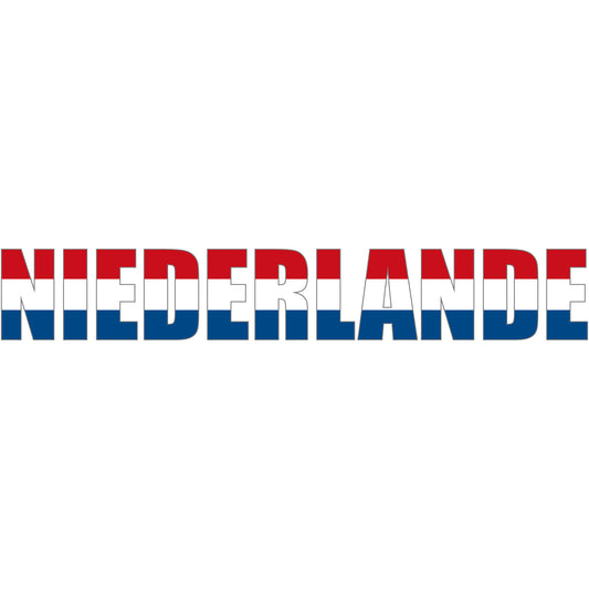 Aufkleber - Autoaufkleber - Niederlande - Schriftzug - Heckscheibenaufkleber