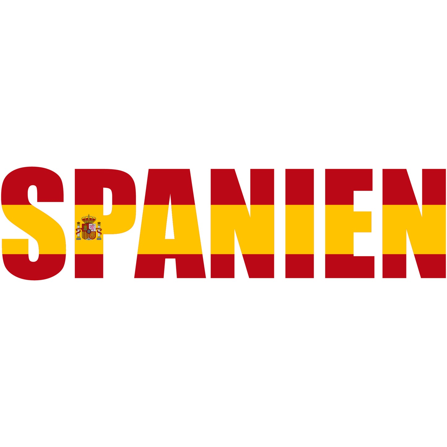 Aufkleber - Autoaufkleber - Spanien - Schriftzug - Heckscheibenaufkleber