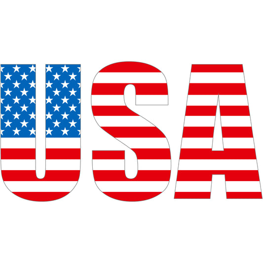 Aufkleber - Autoaufkleber - USA - Schriftzug - Heckscheibenaufkleber