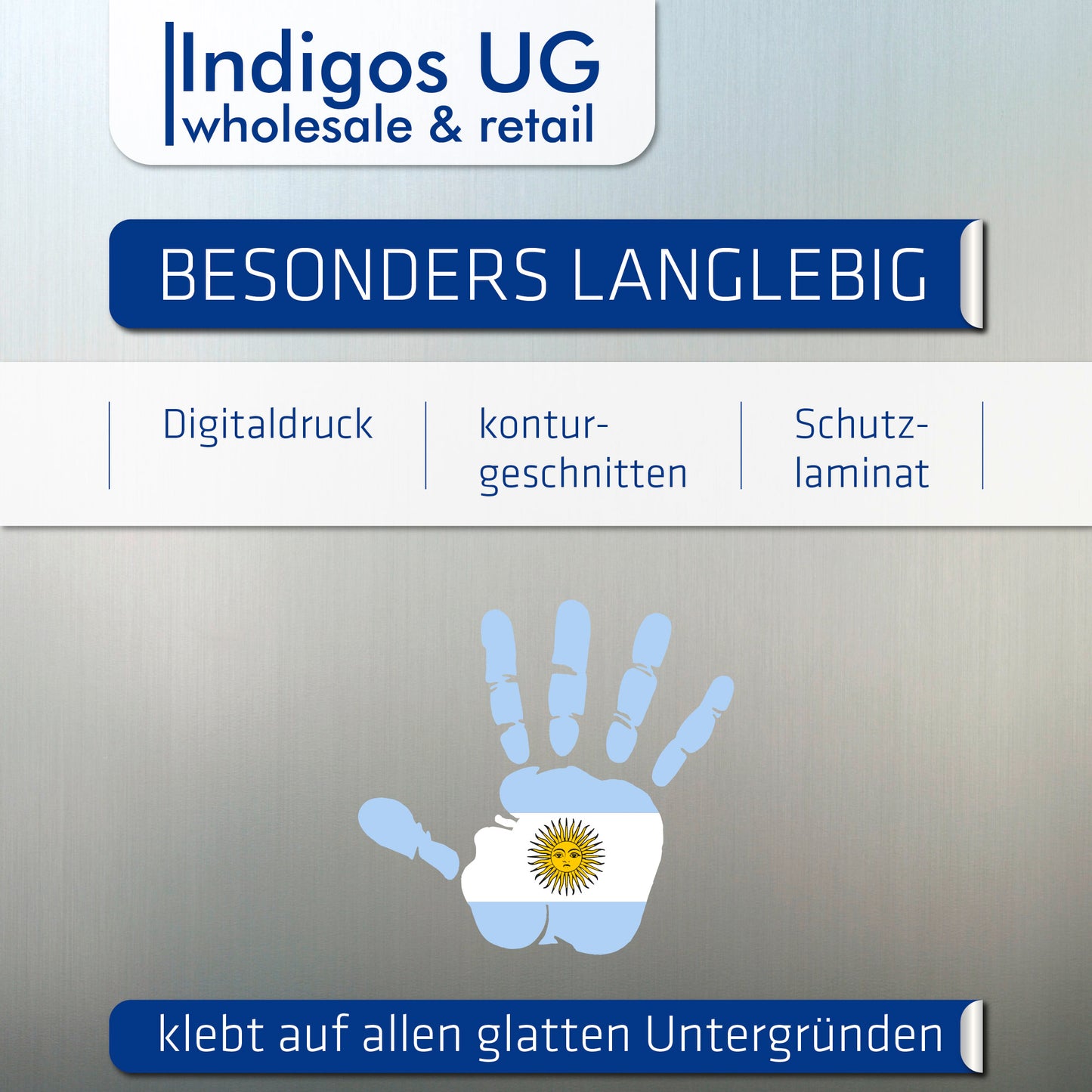 Aufkleber - Autoaufkleber - Argentinien - Heckscheibenaufkleber